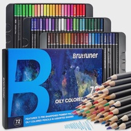 Brutfuner 72/120/180 Piece Oil Colored Pencils Set Soft Wood Drawing Pencil Sketch Pencil Kit For Ar