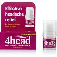 GENUINE 4 Head Levomenthol Stick for Headache Relief, Migraine