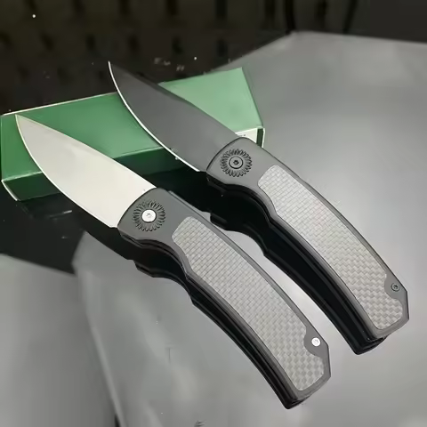 Magic 2 Self Defense 154-CM Blade Folding Knife Knife T6 Aluminum& Carbon Fiber Handle Hunting Survi