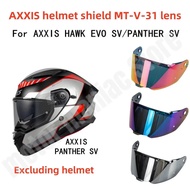 AXXIS Helmet Shield MT-V-31 Lens Adaptation AXXIS  HAWK EVO SV/PANTHER SV Helmet Color Lens Helmet V