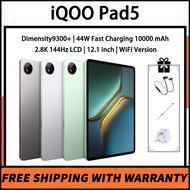 iQOO Pad5 Dimensity 9300+ 12.1 Inch 2.8K 144Hz LCD 44W Charging 10000 mAh WiFI Version