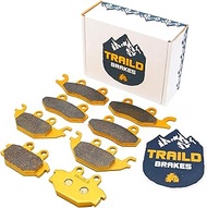 Traild Ceramic Brake Pad Set fits Kawasaki Mule Pro DX/DTX/FX/FXT/FXR 2015-2025 Front & Rear