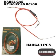 Kabel Gas Tali Gas Suzuki Rc110 Rc 110 Rc80 RC 80 Rc100 Rc 100 Bravo Crystal Jet Cooled