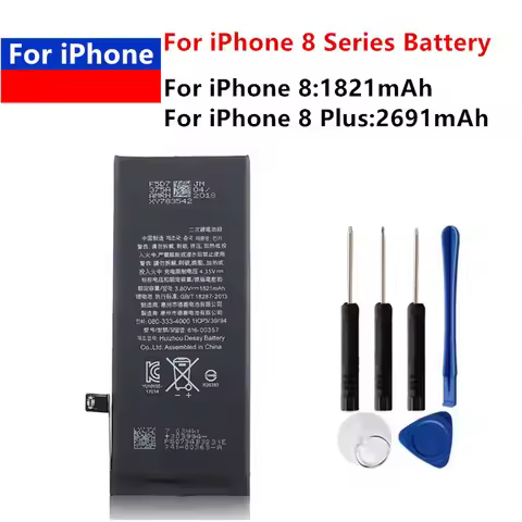 New High Capacity Replacement Battery For iPhone 8 8 Plus iPhone 8 Plus iPhone 8 Replacement battery
