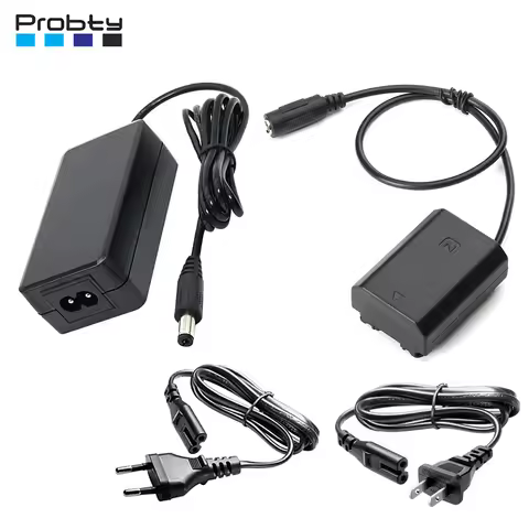 NP-FZ100 ZV-E1 Dummy Battery Continuous Power Supply AC Adapter for Sony Alpha A6600 A7IV A7SIII A7C