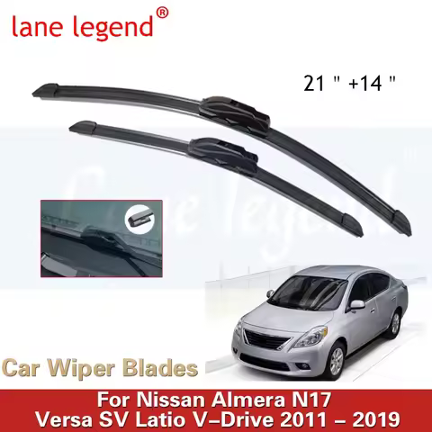 Wiper Blade For Nissan Almera N17 Nissan Versa SV Latio V-Drive 2011 - 2019 Front Windshield Windscr