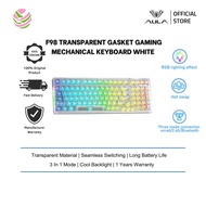 AULA F98 Gaming  Mechanical keyboard 2.4G/BT/Type-C  99Keys White