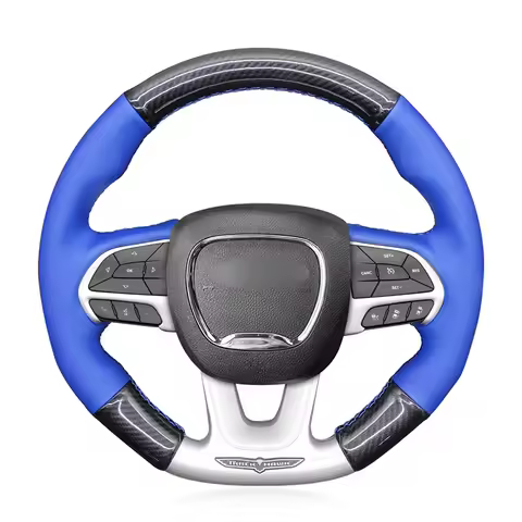 Car Steering Wheel Cover For Dodge (SRT) Challenger 2015-2021 Dodge Charger 2015-2021 Durango 2018-2