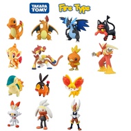 Takara Tomy Pokemon Moncolle Ex 3D 4.5cm Pokemon Action Figure Pokemon Figure Fire type Pokemon