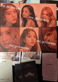 BLACKPINK Jennie Rosé Jisoo Lisa 親筆簽名拼圖卡小卡