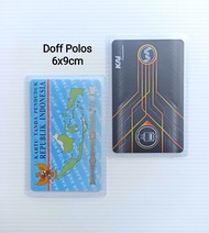 Sampul Plastik KTP SIM ID Card Emoney Doff polos 6x9cm (5 pcs)