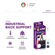 LPM Back Support 912 Lumbar Support with Support Stays for Backbone Support Adjustable Lower Back Su