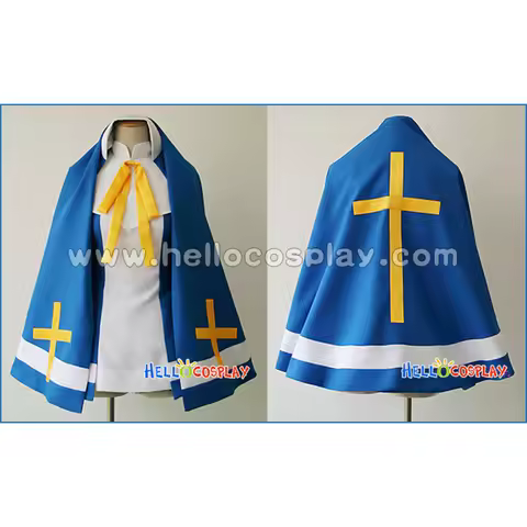 Guilty Gear Bridget Cosplay Costume Game Nun Style Attire Outift Dress H008