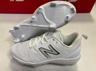 2023 New Balance NB 2E寬楦 棒壘球膠釘鞋 PL3000W6 白