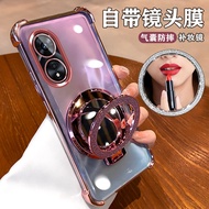 OPPOReno8T Phone Case 5G Version Silicone Case OPren08T Protective Case with Lens Film All-Inclusive