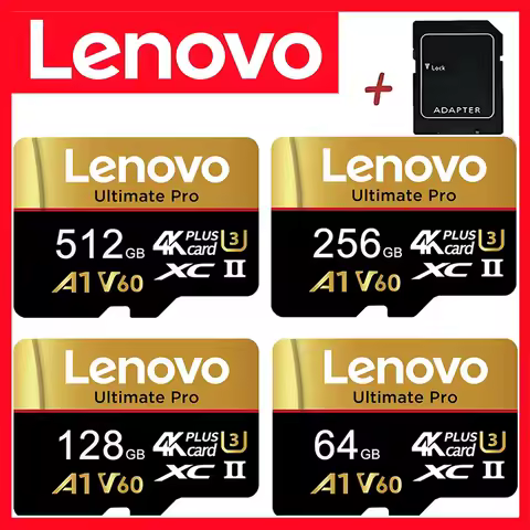 Lenovo Active 512GB SD Cards Micro TF SD TF Cards Memory Card 256GB Quick 128GB Pro 64GB V60 for Lap