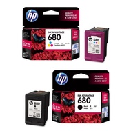 Original Ink HP 680 BLACK / TRI-COLOR for Deskjet Ink Advantage 2130 2135 3635 3835 4535 Printer [100% GENUINE ]