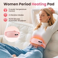 Rechargeable Heating Belt For Menstrual Comfort - 5 Adjustable Temperatures (45-65℃), 4 Vibration Mo