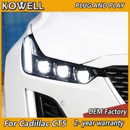 Car Accessories for Cadillac CT5 Headlight 2019-2021 CT5 Headlights DRL Turn Signal Low High Beam Pr