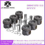OM642 Engine STD 0.5 Piston & Piston Ring Set For Mercedes-Benz 3.0 CLS350 E350 S350 ML350 GLE350d G