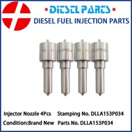 4pcs Diesel Fuel Injector Nozzle Tips DLLA153P034 for JAC Foton 1049C ISUZU 4JB1-T