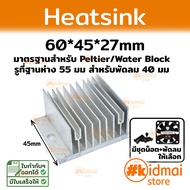 Heatsink สำหรับ Peltier ขนาดเล็ก หรือฝั่งเย็น สำหรับพัดลมขนาด 40 มม