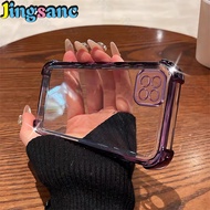 Jingsanc Ốp điện thoại trong suốt đơn giản phù hợp cho Samsung Galaxy A22 5g Ốp lưng bảo vệ bốn góc