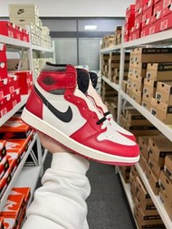 👋🏻客訂到貨實拍👋🏻Air Jordan 1 Retro High OG「Lost & Found」｜AJ1 白紅芝加哥 做舊氧化 夢迴元年
