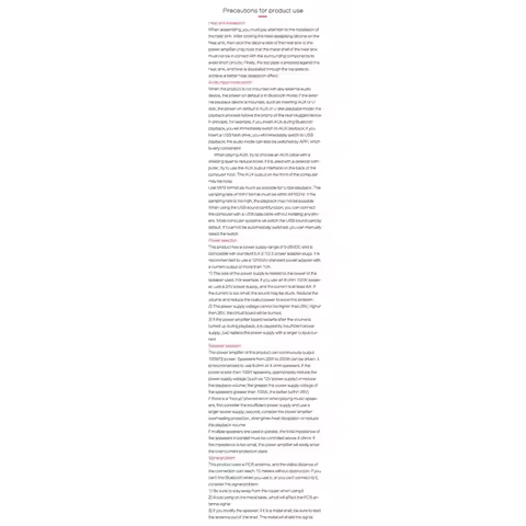 B63B-Bluetooth 5.0 100W+100W Power Subwoofer Amplifier Board 2.1 Channel Class D Home Audio Stereo E