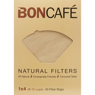 Boncafe Natural Filters (8 to 12 Cups) 40pcs