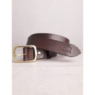 Genuine Leather Belt Vegtan Type Men's Leather Belt Men's Genuine Belt Leather Buckle