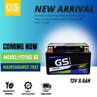 YTZ10S YTZ10S-BS BATTERY GS YUASA GEL KTM DUKE 690 TMAX R1 R6 MT MT07 MT09 CB500 CBR 650F VULCAN S T