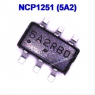 2 buah NCP1251 NCP1251BSN65T1G 5A2 5AA PWM  SOT23 TSOP-6 Komponen Elektronik