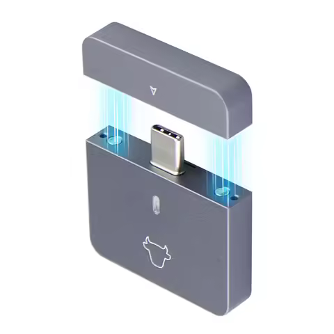 M.2 NVMe 2230 Hard Drive Box Plug and Play Mobile Solid State Disk Case Aluminum Alloy External SSD 