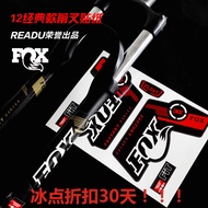 "stock}. Classic FOX FLOAT 32 Front Fork Sticker FOX Mountain Bike Front Fork Sticker Bicycle Bicycl