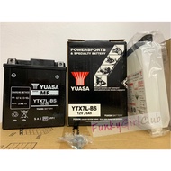 YUASA YTX7L BATTERY MAINTENANCE FREE 100% ORIGINAL VS125 VESPA PRIMAVERA SPRINT R25 KLX150