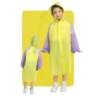 Jas Hujan Anak Ponco Motif Karakter Hodie Raincoat Polos Free Size Waterproof-80919