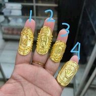 24K Gold Plated Long Gold Ring