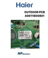 บอร์ดนอกแอร์ไฮเออร์|OUTDOOR PCB|A0011800801|Haier|บอร์ดคอยล์ร้อน|อะไหล่แท้100%|แผงควบคุมคอยล์ร้อนแอร