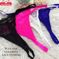 Plus Size Colorful Lace Gstring Women Plus Gstring