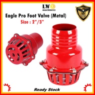 Eagle Pro Engine Water Pump Suction Hose Foot Valve Metal 2''/3''