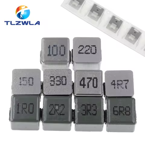 10PCS 0650 Molding Power Choke SMD Power Inductor 1UH 1.5UH 2.2UH 3.3UH 4.7UH 6.8UH 10UH 15UH 22UH 3