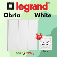 (NEW) OBRIA White 13A Switch Socket 1 2 3 4 Gang 1Way 2Way USB Type A Type C Universal Multistandard