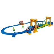 Takara Tomy PLARAIL "Plarail Thomas the Tank Engine Wobble Suspension Bridge Set" Train Toy for Boys