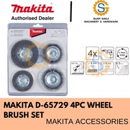 MAKITA D-65729 4PC WHEEL BRUSH SET