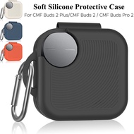 For CMF Buds 2 Plus/CMF Buds 2 / CMF Buds Pro 2 Case Cover, Soft Silicone Protective Earbuds Case, H