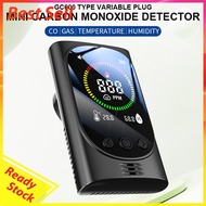 4-in-1 CO Detector with Temperature & Humidity Display CO Alarm Detector for Travel Home RV