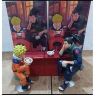 Naruto and Iruka Diorama eats ramen