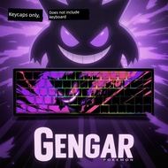 keycaps keycap Gengar PBT Original Factory Side Engraved Translucent Keycap Suitable for Mega Lion/N