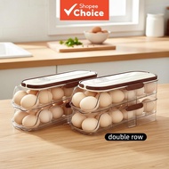 1 piece egg holder, automatic dispenser fridge rack, portable side door egg storage  1 pc pemegang t